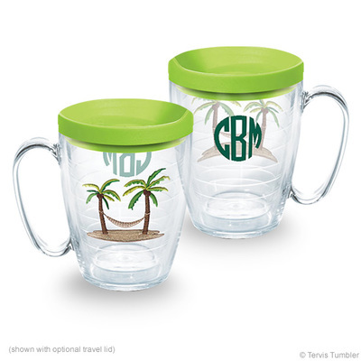 Personalized Palm Hammock Tervis Mug